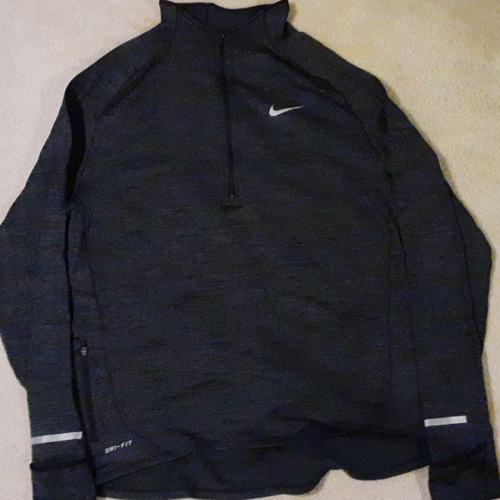 Mens XL nike long sleeve thermal running sweater
